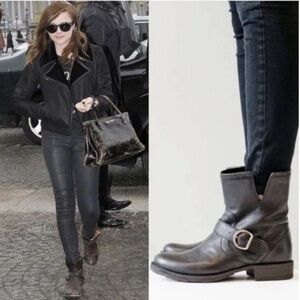 FIORENTINI + BAKER ETERNITY ELI Black Moto Boot $605 Sz 35